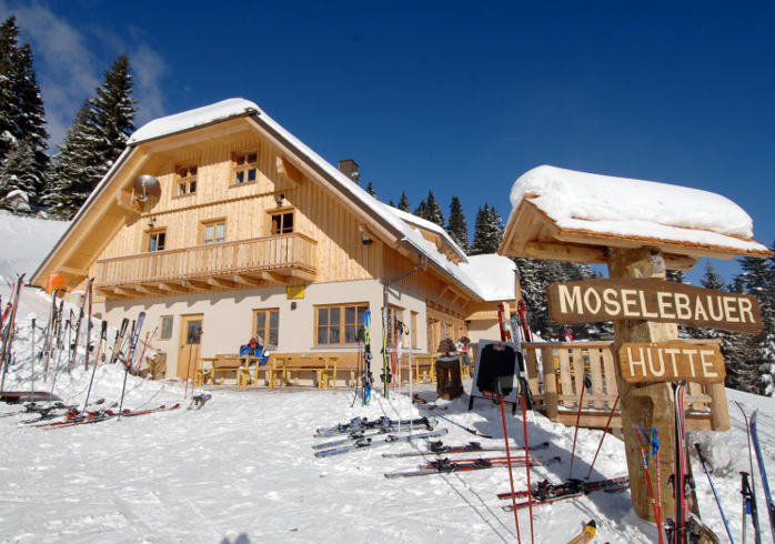 Ferienhaus im Schnee